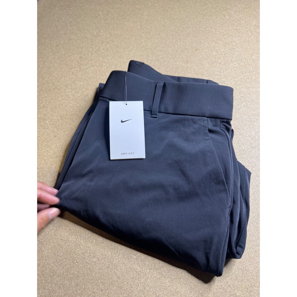Nike Golf Dri-FIT Standard Fit Pants Womens Large Dark Gray DH1280-010 NEW